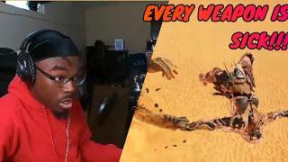 EVERY WEAPON LOOKS SICK!! | Lilkorey Reacts To ALL Monster Hunter Wilds Weapons #monsterhunterwilds