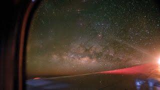 A Timelapse of the Milky Way Galaxy from 40,000 feet