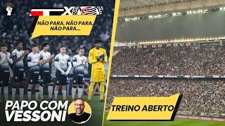 Corinthians treina pela última vez antes do Majestoso | Treino aberto com espaço fechado