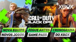 JOGUE COD BLACK OPS 6 ANTES com GAME PASS, CRONOGRAMA DOS JOGOS EXCLUSIVOS e NOVA EQUIPE de JOGOS!