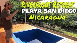 Riverfront Listing Nicaragua. Playa San Diego Beach Real Estate for sale. Closest beach to Manugua.