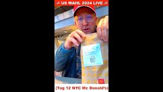 US WAHL 2024  (Tag 12 Trump McDonald‘s NYC) Der HON Klartext #uswahl #uswahl2024 #derhonklartext