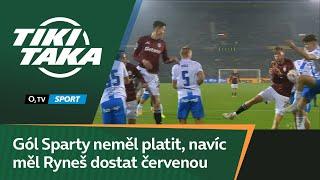 TIKI-TAKA: Gól Sparty neměl platit, navíc měl Ryneš dostat červenou