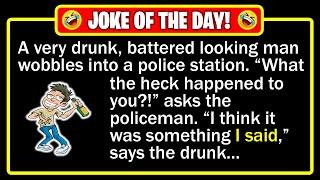  BEST JOKE OF THE DAY! - A very intoxicated Irishman wobbles into a police... | Funny Dad Jokes