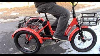 MOONCOOL TK1 Folding Fat Tire Electric Trike