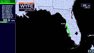 FM DX from Fort Myers, FL (Spring 2015 Tropo Season)