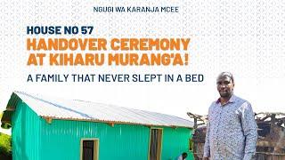 Ngugi wa Karanja  Mcee House No. 57 Handover Ceremony at Kiharu Murang'a!