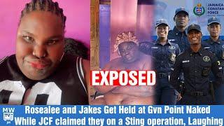 Rosealee and Jakes Get Held at Gvn Point Naked By JCF claimed they on a Sting operation, Laughing