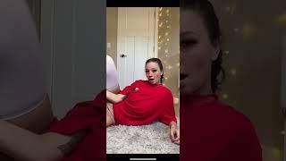 Braless no bra bouncy bouncing boobs dancing tiktok nip slip boob