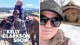 Kelly Clarkson Gives Special Home Tour Of Her Montana Ranch | Digital Exclusive