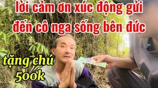 giúp đỡ cụ ông hoàn cảnh khó khăn nghèo khổ