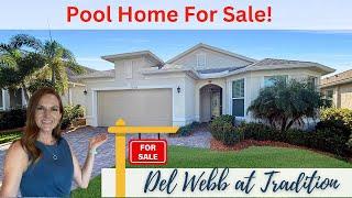 Pool home for sale - Del Webb at Tradition Port St Lucie Florida