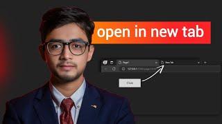 html link open in new tab| Veda Code