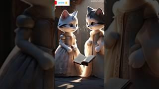 Sacred Book of the Cat Kingdom  | Magical Cat Siblings #Shorts