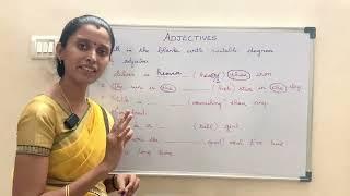 Degrees of Adjectives | Exercises | Vis Learning Path | In Tamil