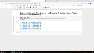 Categorical Variable Encoding Using ( One Hot Encoder & Pandas get_dummies() Function)