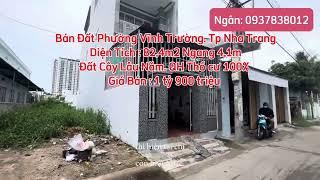 Bán Đất bên cạnh TĐC phường vĩnh trường. Tp nha trang. Cách chợ, trường, biển 500m. 82,4m giá 1ty9