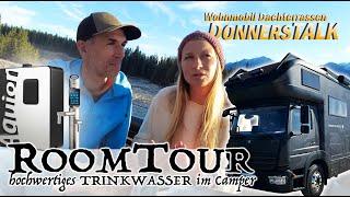 DonnersTALK - ROOMTOUR Dachterrassen Wohnmobil p1 / hochwertiges Trinkwasser im Großfamilien-Camper