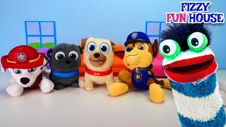 Fizzy Plays With Paw Patrol and Puppy Dog Pals | Fun  Videos For Kids