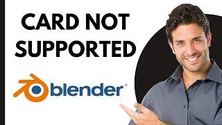 Blender Unsupported Graphics Card Or Driver Opengl 4.3 - FIX!