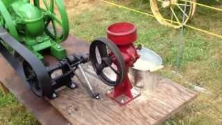 Grinding corn the old way JD engine PT2