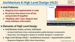 L12 03 Architecture and High Level Design Overview