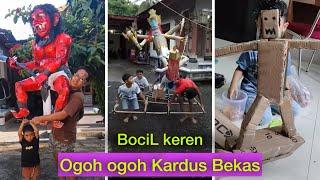 Unik Ogoh ogoh Dari Kardus 