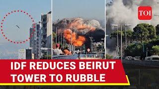 Huge Panic In Israel; Big Strike On Haifa, Israelis Abandon Homes After IDF Bombards Beirut Tower