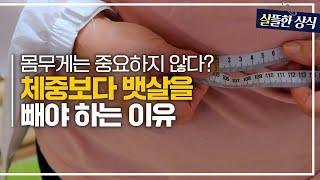 [살뜰한 상식] 몸 속 시한폭탄을 키우는 복부비만? 허리둘레가 체중관리보다 중요한 이유｜다큐 플러스｜JTBC 221102 방송