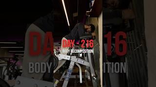 THE MORNING PUMP | Day 216 of Body Recomposition #youtubeshorts #motivation
