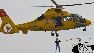 AS365 Dauphin helicopter winch training