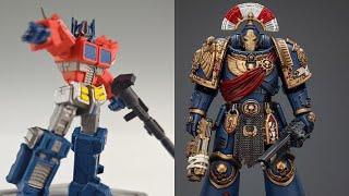 New Transformers E-Hobby Exclusive Garage Kits samples & Warhammer 40k figures reveals