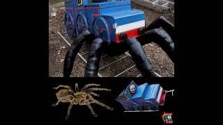 Guess The Monster - Scary Cursed Thomas Train SPIDER LEGS TRAIN CURSED IMAGES  #cursedthomasthetrain