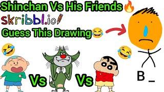 Shinchan Vs Jack Vs Masao In A Drawing Game  Sketchful.io