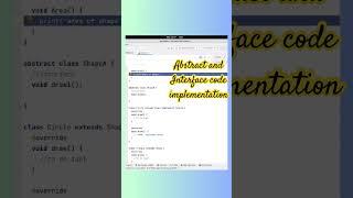 #abstractclass #abstract #interfaces #dartprogramming  #shortsvideo #dart #shorts #short #flutter