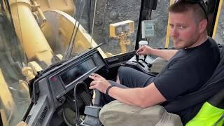 Caterpillar 990 Wheel Loader Loading Coal On Trucks