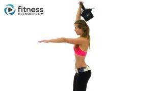 Quick and Fearless Kettlebell Cardio Workout - Ultimate Fat Burn Workout for the Entire Body