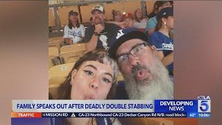 Mother speaks out after husband and daughter stabbed to death in Palmdale shopping center