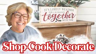 CHRISTMAS AT THE COTTAGE VLOG  SHOP/COOK/DECORATE WITH ME!