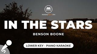 In The Stars - Benson Boone (Lower Key - Piano Karaoke)