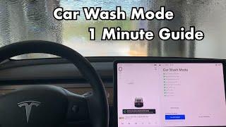 Tesla Car Wash Mode 2024