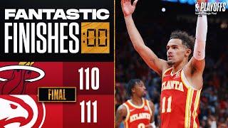 Final 2:48 WILD PLAYOFF ENDING Heat vs Hawks 