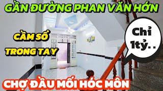 Nhà hóc môn cấm sổ trên tay chỉ 1 tỷ.. gần đường Phan Văn Hớn #nhadathocmon #nhagiare