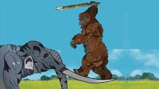 GIGANTOPITHECUS VS PALAEXODON - ANIMATION