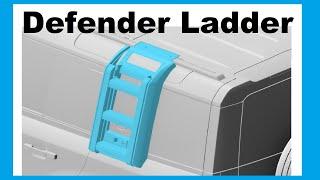 New Land Rover Defender L663 2020 Deployable Side Roof Ladder Fitting Instructions