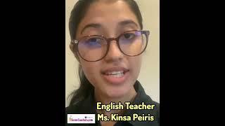 Seventeachers online classes - Grade 06 , 07 & 08 English Language classes By. Ms Kinsa Peiris