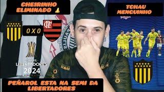 REACT - PEÑAROL 0X0 FLAMENGO - LIBERTADORES 2024