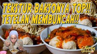 TEKSTUR BAKSONYA TOP!! TETELAN MEMBUNCAH!! BAKSO ARDAS!!