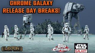 Topps Star Wars Galaxy Chrome Release Day W/ Sam & Matt!