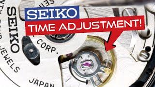 How to regulate an automatic SEIKO watch? | Time Adjustment | DIY Tutorial | SPB143J1 | Watch Repair